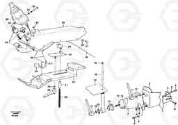 54023 Cdc-steering, foldable armrest. L50B/L50C VOLVO BM VOLVO BM L50B/L50C SER NO - 10966, Volvo Construction Equipment