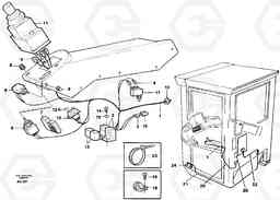 47284 Cable harness for Cdc-steering L50B/L50C VOLVO BM VOLVO BM L50B/L50C SER NO - 10966, Volvo Construction Equipment