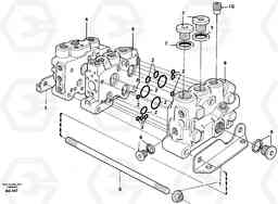 29807 Valve section with assembly parts L50B/L50C VOLVO BM VOLVO BM L50B/L50C SER NO - 10966, Volvo Construction Equipment