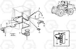 47290 Cable harness for central lubrication. L50B/L50C VOLVO BM VOLVO BM L50B/L50C SER NO - 10966, Volvo Construction Equipment