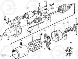 29989 Starter motor L50B/L50C VOLVO BM VOLVO BM L50B/L50C SER NO - 10966, Volvo Construction Equipment