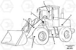 31160 Product identification plate L50B/L50C VOLVO BM VOLVO BM L50B/L50C SER NO - 10966, Volvo Construction Equipment