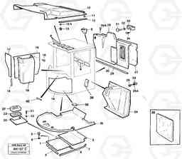 71111 Insulating mat L90B VOLVO BM VOLVO BM L90B, Volvo Construction Equipment