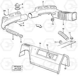 47150 Air ducts L90B VOLVO BM VOLVO BM L90B, Volvo Construction Equipment