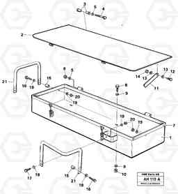 65936 Toolbox L90B VOLVO BM VOLVO BM L90B, Volvo Construction Equipment