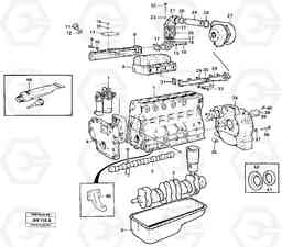 65600 Engine, assembly L90B VOLVO BM VOLVO BM L90B, Volvo Construction Equipment