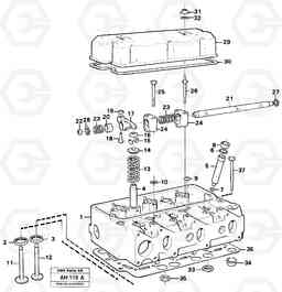 13063 Cylinder head L90B VOLVO BM VOLVO BM L90B, Volvo Construction Equipment