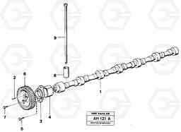 55463 Camshaft L90B VOLVO BM VOLVO BM L90B, Volvo Construction Equipment