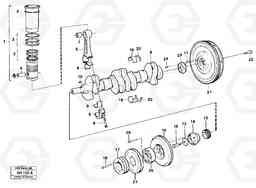 13064 Crankshaft and related parts L90B VOLVO BM VOLVO BM L90B, Volvo Construction Equipment