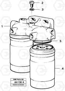 12088 Fuel filter L90B VOLVO BM VOLVO BM L90B, Volvo Construction Equipment