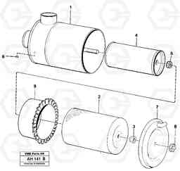 13074 Air filter L90B VOLVO BM VOLVO BM L90B, Volvo Construction Equipment