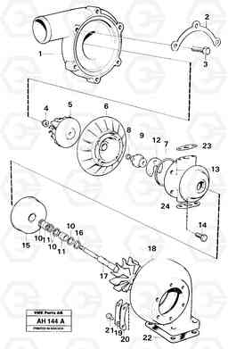 13073 Turbo charger L90B VOLVO BM VOLVO BM L90B, Volvo Construction Equipment