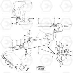 84001 Oil cooler L90B VOLVO BM VOLVO BM L90B, Volvo Construction Equipment