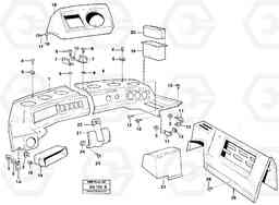 89349 Instrument panel L90B VOLVO BM VOLVO BM L90B, Volvo Construction Equipment