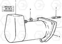 13712 Starter motor, mounting L90B VOLVO BM VOLVO BM L90B, Volvo Construction Equipment