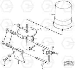 21264 Rotating beacon L90B VOLVO BM VOLVO BM L90B, Volvo Construction Equipment