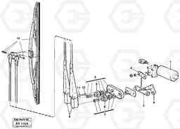 63392 Windshield wiper, front L90B VOLVO BM VOLVO BM L90B, Volvo Construction Equipment