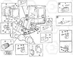 51535 Cable harness, front L90B VOLVO BM VOLVO BM L90B, Volvo Construction Equipment