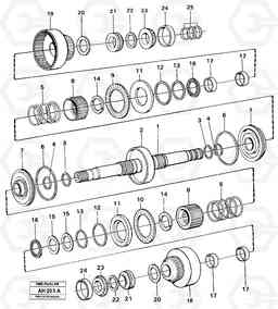 14679 Clutches forward and reverse L90B VOLVO BM VOLVO BM L90B, Volvo Construction Equipment