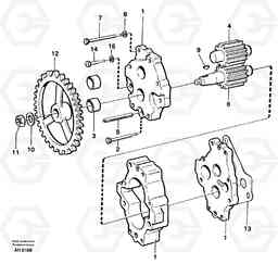 14682 Transmission pump L90B VOLVO BM VOLVO BM L90B, Volvo Construction Equipment