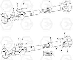 14685 Propeller shaft L90B VOLVO BM VOLVO BM L90B, Volvo Construction Equipment