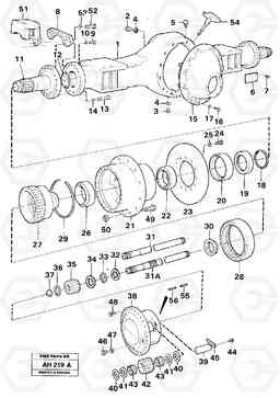 103170 Planet shaft L90B VOLVO BM VOLVO BM L90B, Volvo Construction Equipment