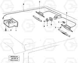 51975 Radio bracket, L90B VOLVO BM VOLVO BM L90B, Volvo Construction Equipment