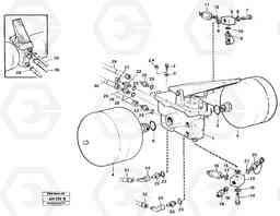 92932 Foot brake valve with clutches L90B VOLVO BM VOLVO BM L90B, Volvo Construction Equipment