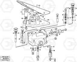 98732 Footbrake valve L90B VOLVO BM VOLVO BM L90B, Volvo Construction Equipment