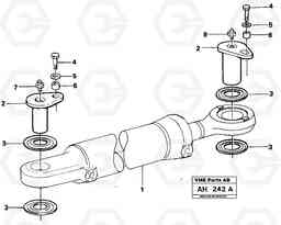 48770 Hydraulic cylinder, assembly L90B VOLVO BM VOLVO BM L90B, Volvo Construction Equipment