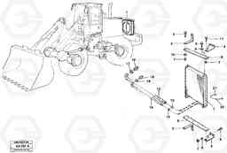 49932 Condenser with fitting parts L90B VOLVO BM VOLVO BM L90B, Volvo Construction Equipment