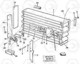 51974 Evaporator with fitting parts L90B VOLVO BM VOLVO BM L90B, Volvo Construction Equipment