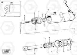 29603 Hydraulic cylinder L90B VOLVO BM VOLVO BM L90B, Volvo Construction Equipment