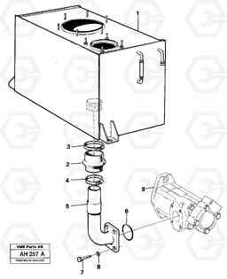 12044 Hydraulic system: Suction line L90B VOLVO BM VOLVO BM L90B, Volvo Construction Equipment