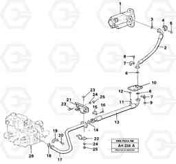 49282 Hydraulic system: Feed line L90B VOLVO BM VOLVO BM L90B, Volvo Construction Equipment