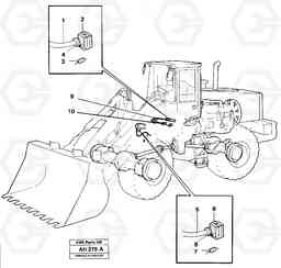 21268 Electrical system: Attachment locking L90B VOLVO BM VOLVO BM L90B, Volvo Construction Equipment