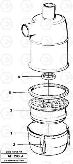 11687 Air filter L90B VOLVO BM VOLVO BM L90B, Volvo Construction Equipment