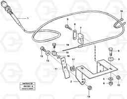 52057 Hand throttle L90B VOLVO BM VOLVO BM L90B, Volvo Construction Equipment