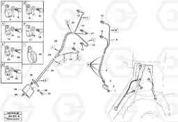 14596 Extended lubepoints for loader linkage. L90B VOLVO BM VOLVO BM L90B, Volvo Construction Equipment