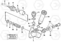 105669 Feed pump L90B VOLVO BM VOLVO BM L90B, Volvo Construction Equipment