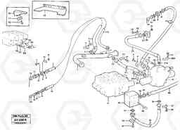 74472 Pipe and hoses 2 - circuit hydr.system L90B VOLVO BM VOLVO BM L90B, Volvo Construction Equipment