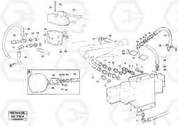 92340 Hydraul.lines 5th and 6th function L90B VOLVO BM VOLVO BM L90B, Volvo Construction Equipment