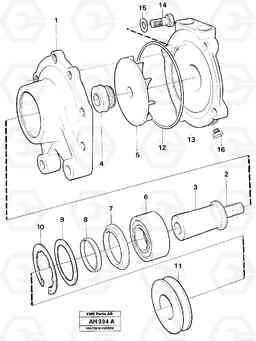 11692 Water pump L90B VOLVO BM VOLVO BM L90B, Volvo Construction Equipment