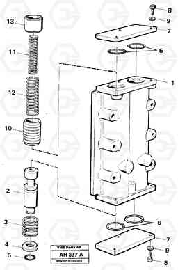 14713 Valve, L90B VOLVO BM VOLVO BM L90B, Volvo Construction Equipment