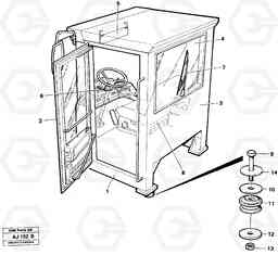 15495 Operator's cab L120B VOLVO BM VOLVO BM L120B, Volvo Construction Equipment