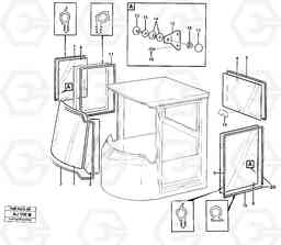 4245 Glass panes L120B VOLVO BM VOLVO BM L120B, Volvo Construction Equipment