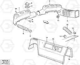 47149 Air ducts L120B VOLVO BM VOLVO BM L120B, Volvo Construction Equipment