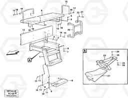 48840 Foot step L120B VOLVO BM VOLVO BM L120B, Volvo Construction Equipment