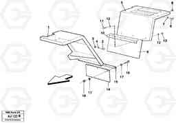 21489 Mud guards L120B VOLVO BM VOLVO BM L120B, Volvo Construction Equipment