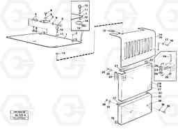 88243 Side hatches, front L120B VOLVO BM VOLVO BM L120B, Volvo Construction Equipment